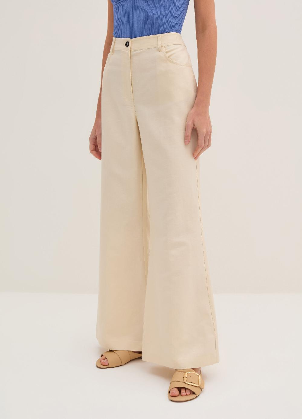 Stefanel Pantalone flare fit a vita alta Italy