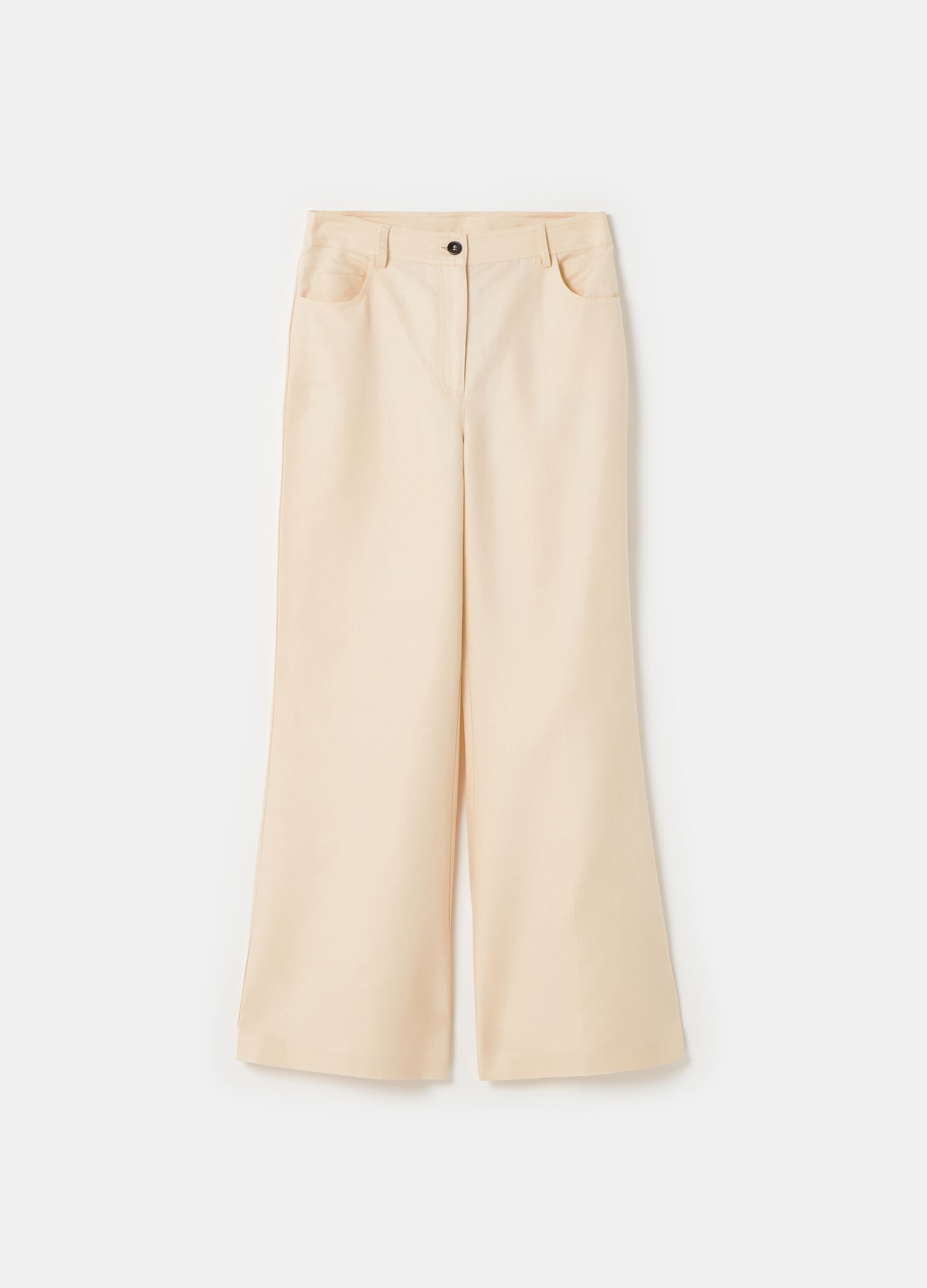 Stefanel Pantalone flare fit a vita alta Italy