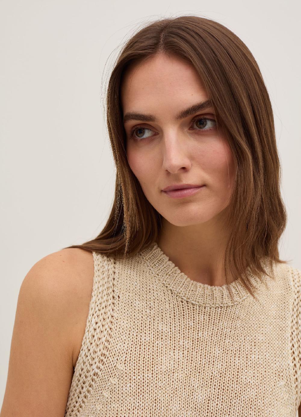 Stefanel Vestito midi con spacco e bottoni Italia