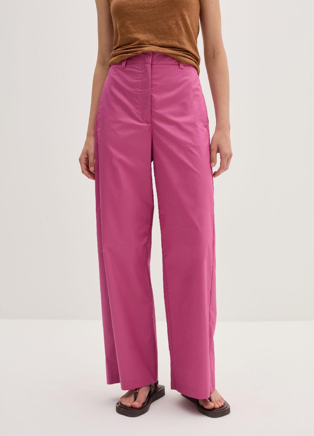 Stefanel Pantalone straight fit a vita alta Nuovo