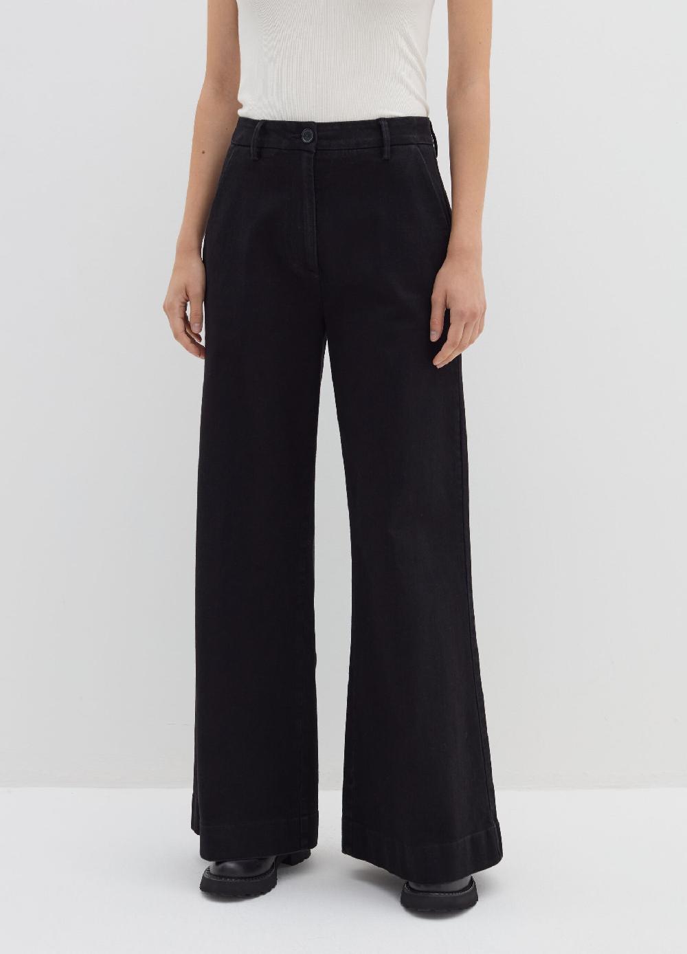 Stefanel Jeans a gamba larga tinta unita Soddisfazione Garantita
