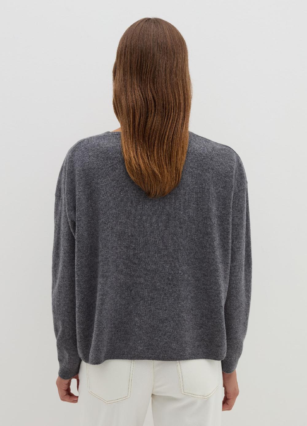 Stefanel Pullover in lana e cashmere con scollo a V Negozi Online