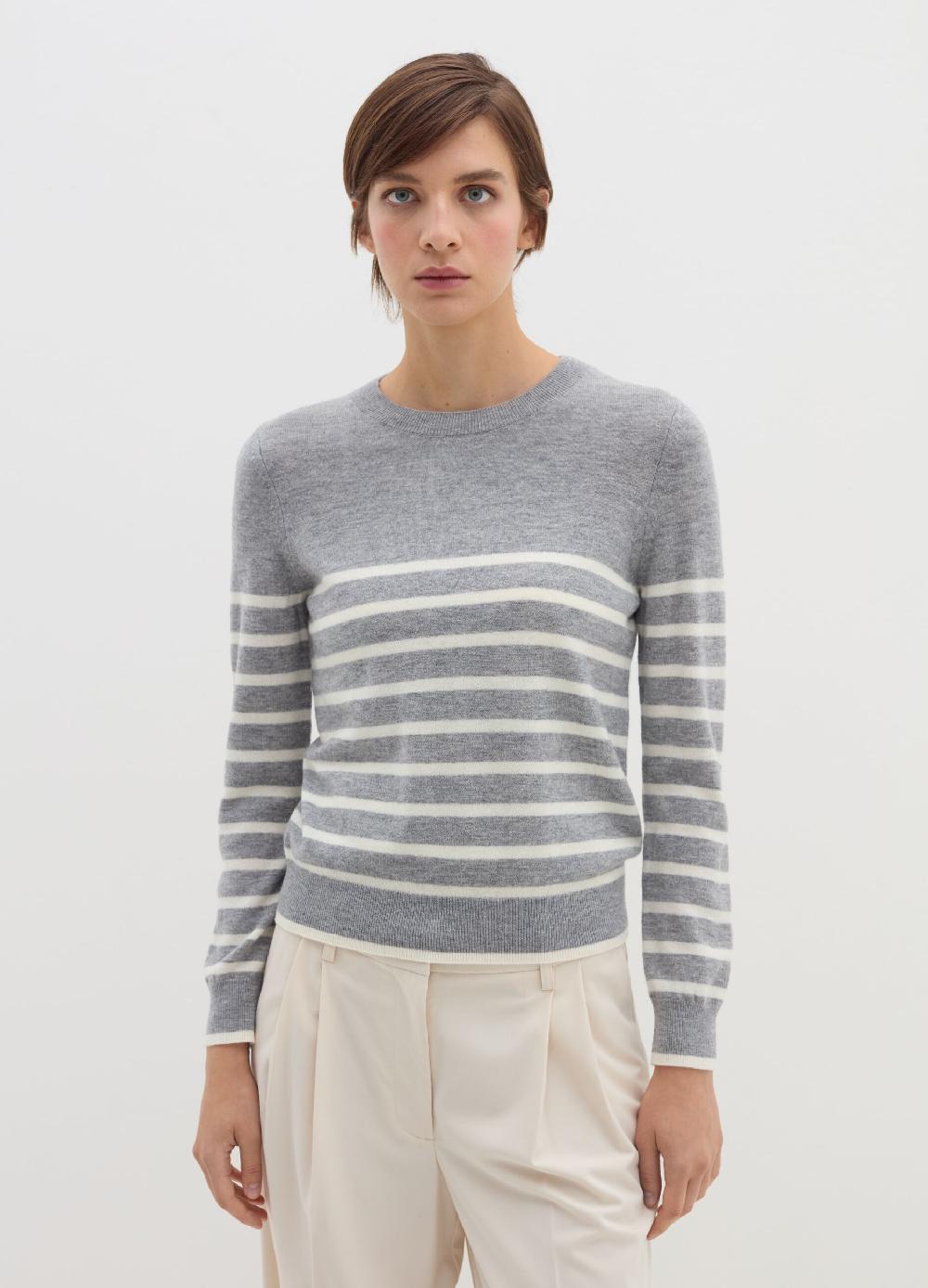 Stefanel Pullover a righe in lana cardata Consegna Veloce