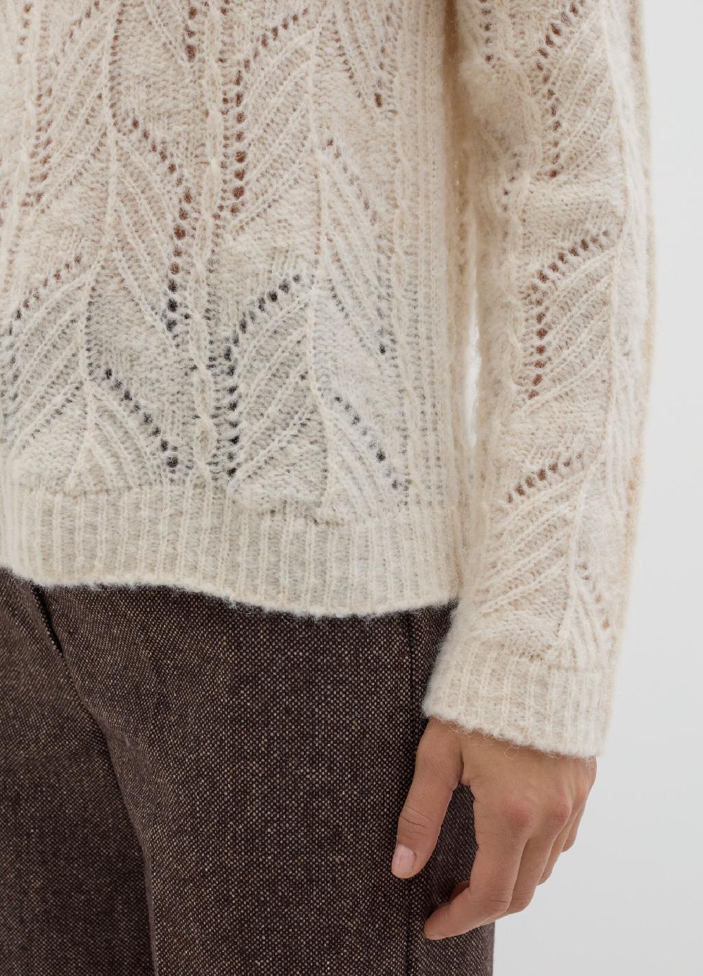 Stefanel Pullover con motivo traforato Affare Del Giorno