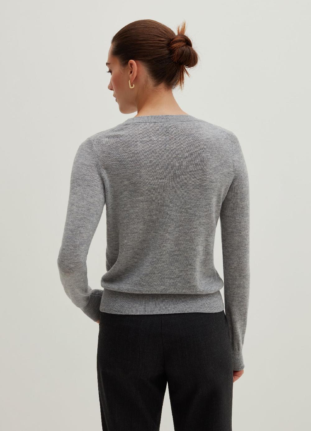 Stefanel Pullover girocollo in lana In Vendita