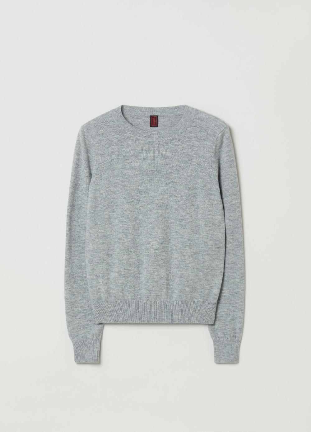 Stefanel Pullover girocollo in lana In Vendita