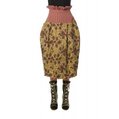 Stella Jean GONNA FLOREALE JACQUARD Qualità
