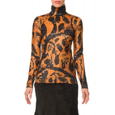 Stella Jean TOP IN VELLUTO STAMPATO Novità