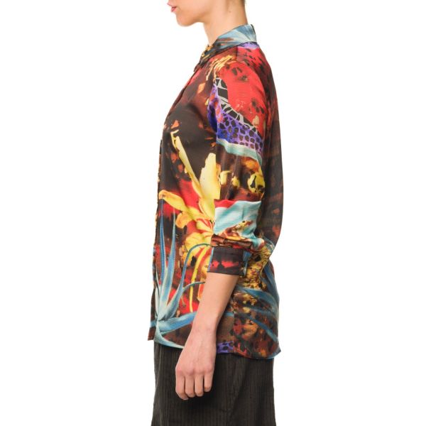 Stella Jean ANIMAL-PRINT SHIRT Offerta