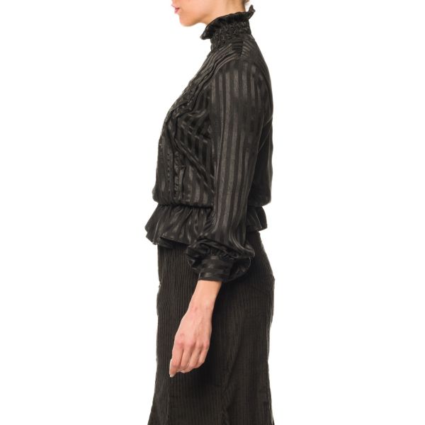 Stella Jean BLUSA A RIGHE CON RICAMO Economico