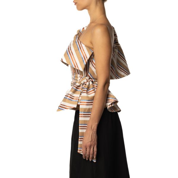 Stella Jean TOP MONOSPALLA Saldi