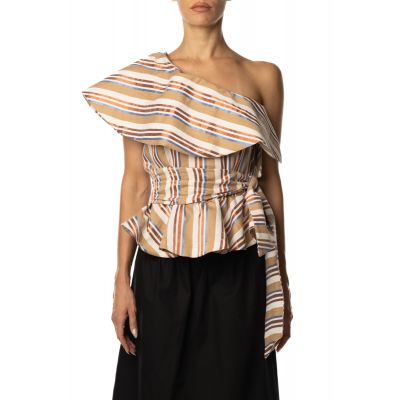 Stella Jean TOP MONOSPALLA Saldi