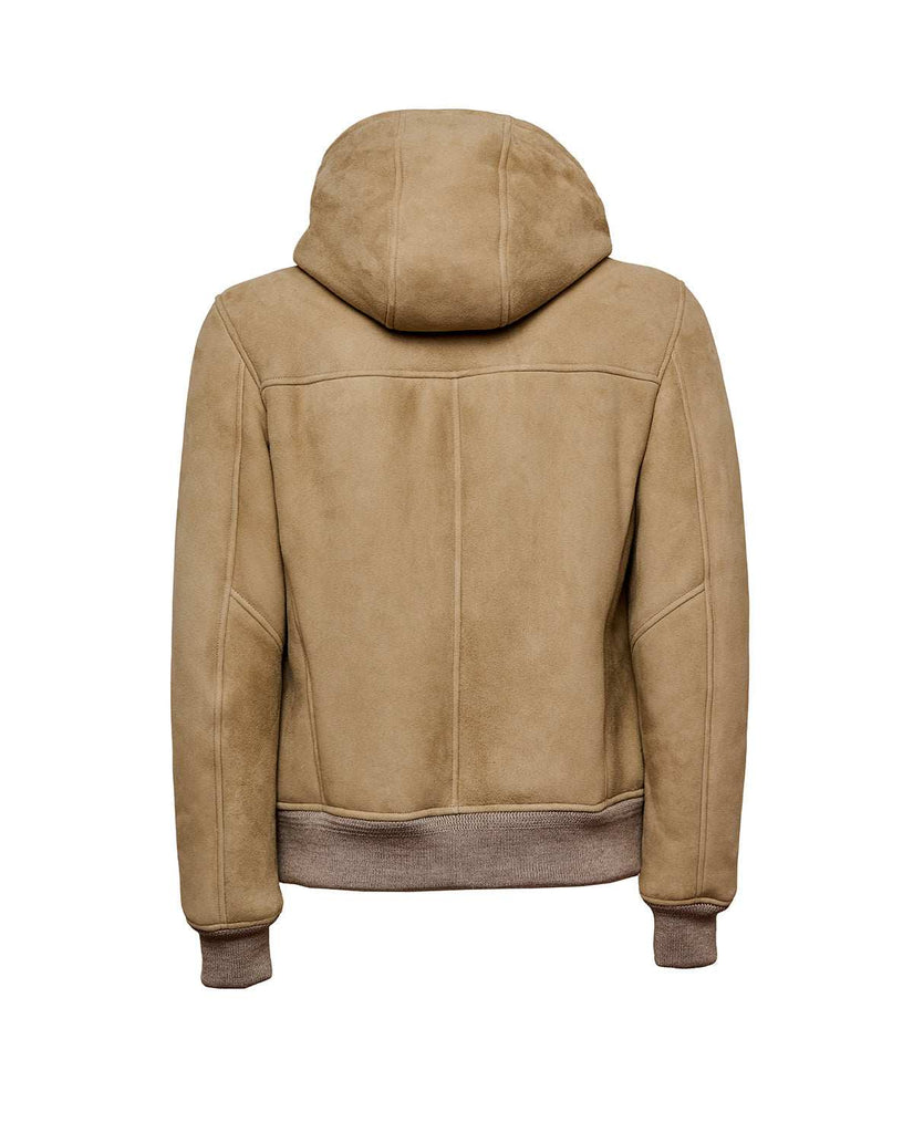 Stewart EINAR-SHEARLING SUEDE IRONED LAMB Vendita Calda