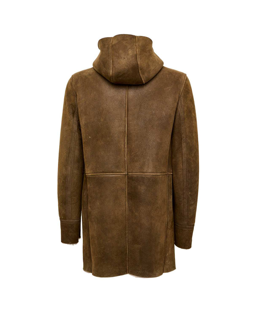 Stewart ARIC-SLIM SHEARLING SUEDE IRONED LAMB Vendita Economica