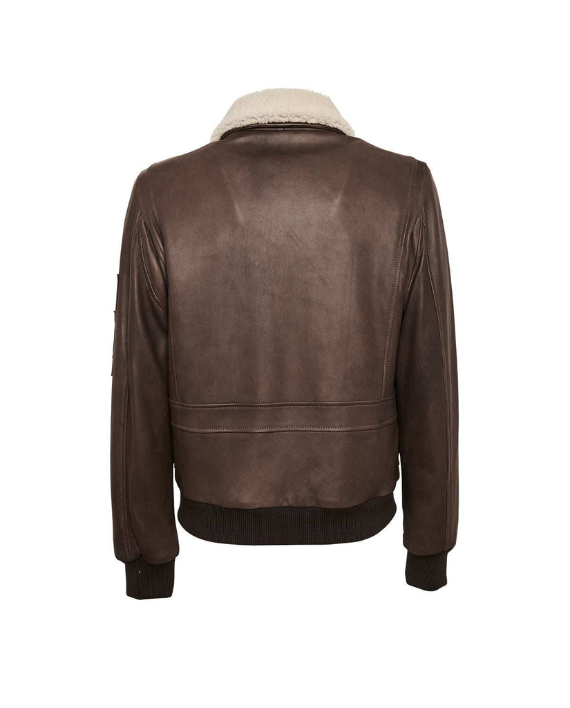 Stewart FALCON-SLIM OMEGA LAMB REMOVABLE COLLAR Sottocosto