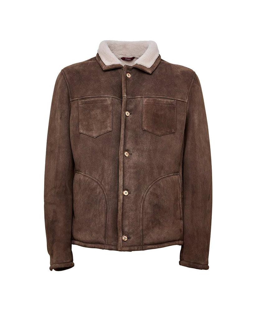 Stewart KIRA-SHEARLING MERINO SUEDE BRISA LAMB Negozio