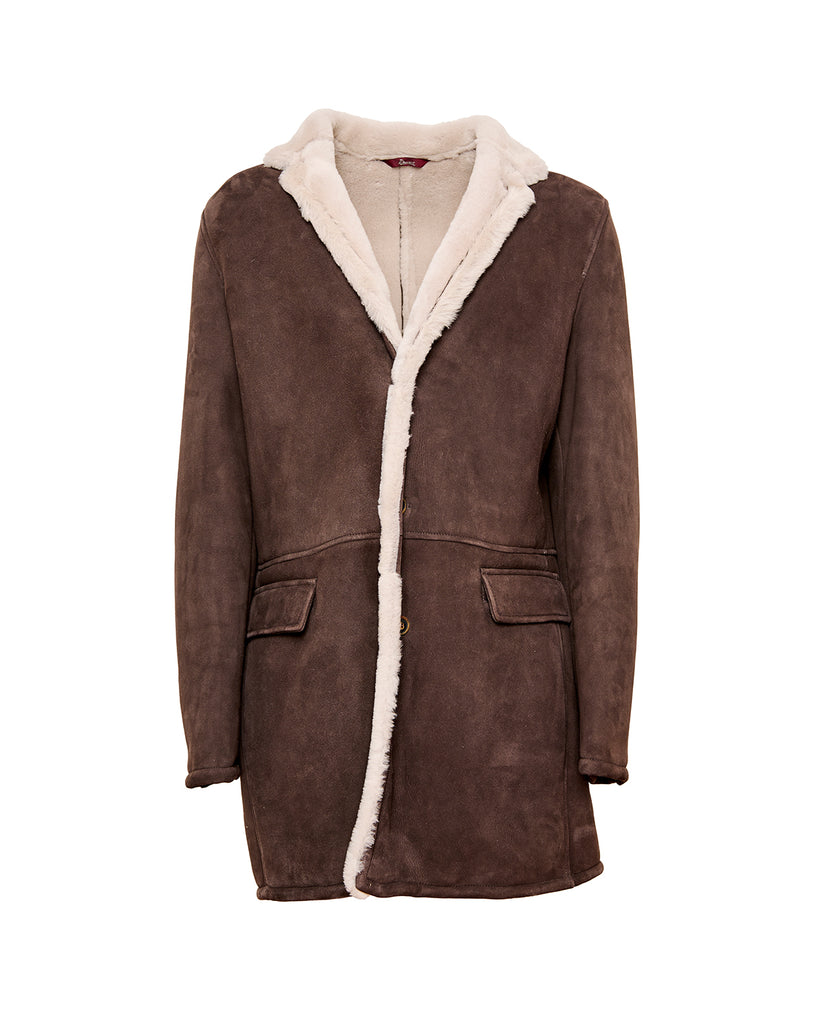 Stewart CLIFF-COAT REGULAR SHEARLING SUEDE IRONED LAMB 2025