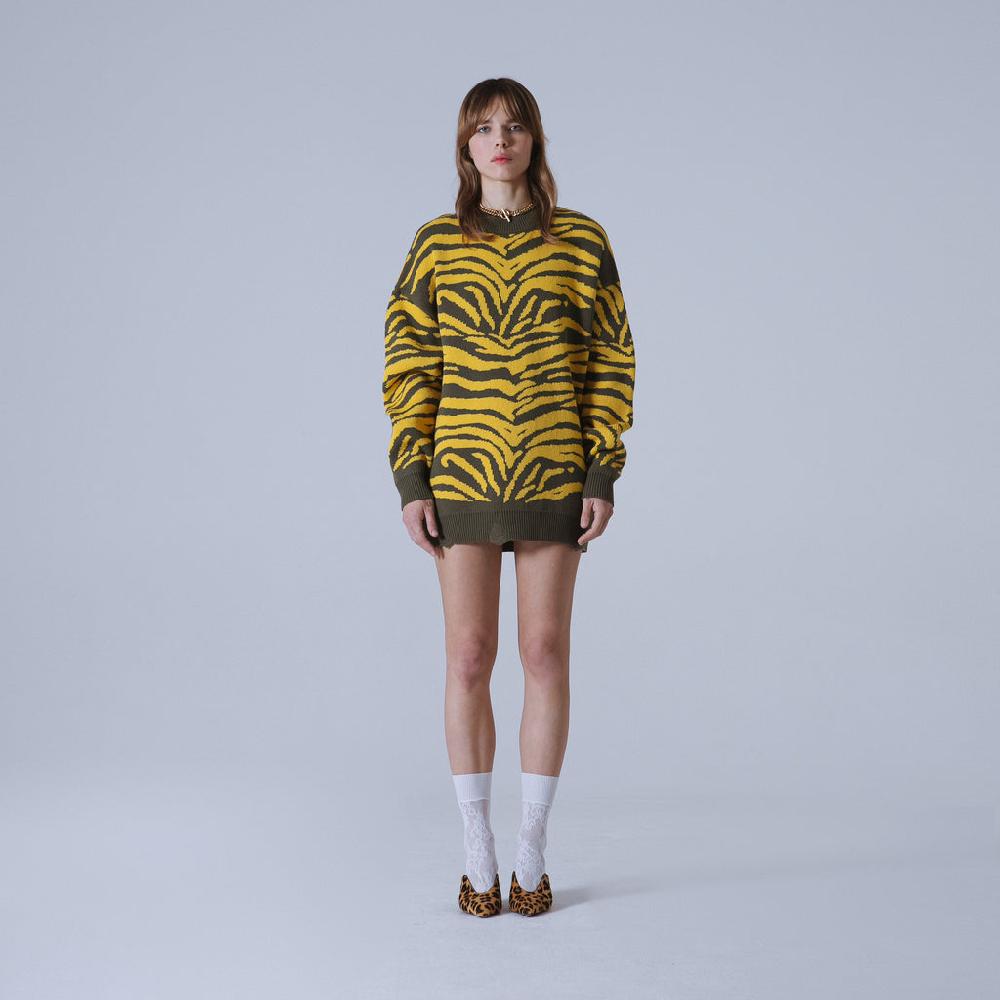 Sveta Milano Girocollo lungo jacquard in misto lana merino Only for today