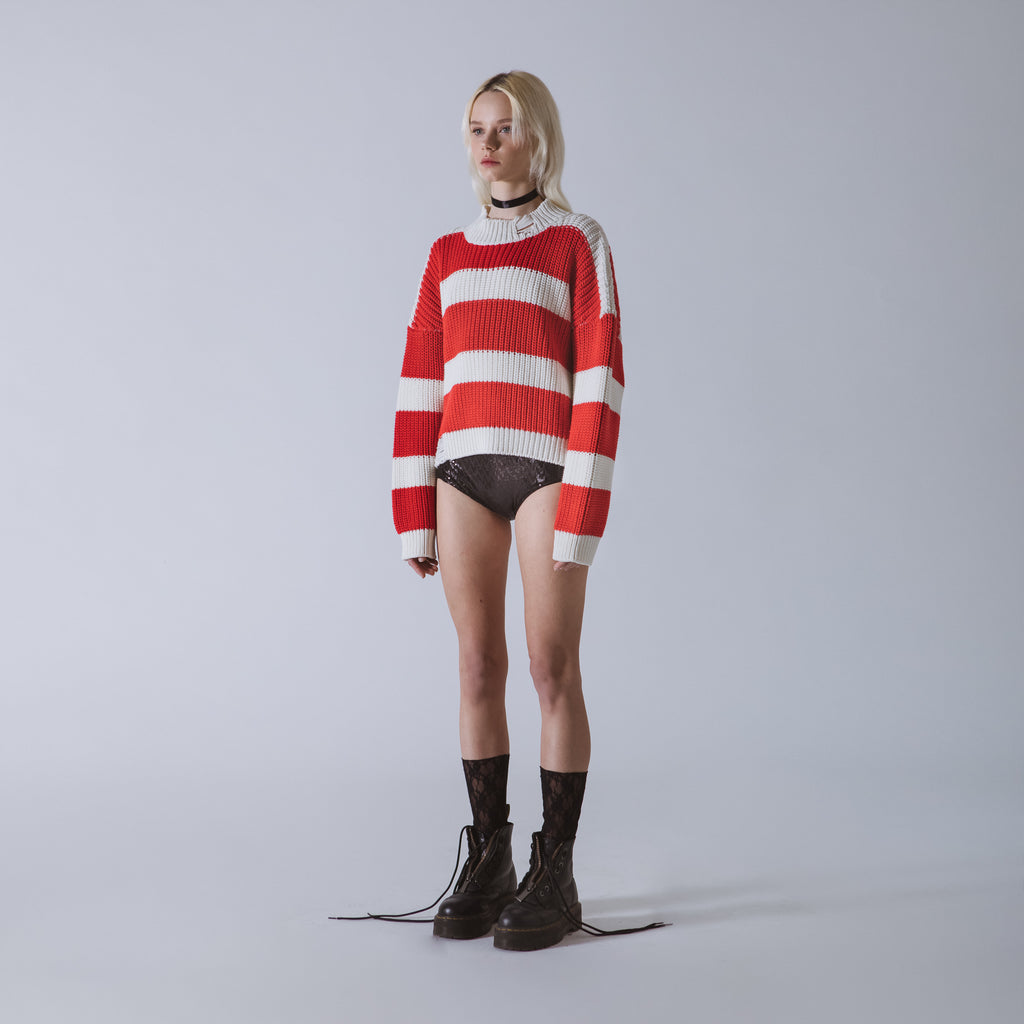 Sveta Milano Maglione girocollo in cotone Amélie Fino al 55% di sconto