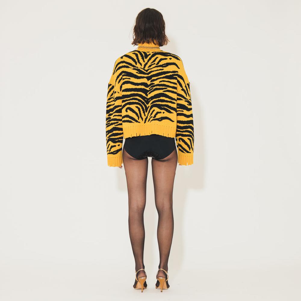 Sveta Milano Maglione a dolcevita Henriette con effetto vissuto Sconto