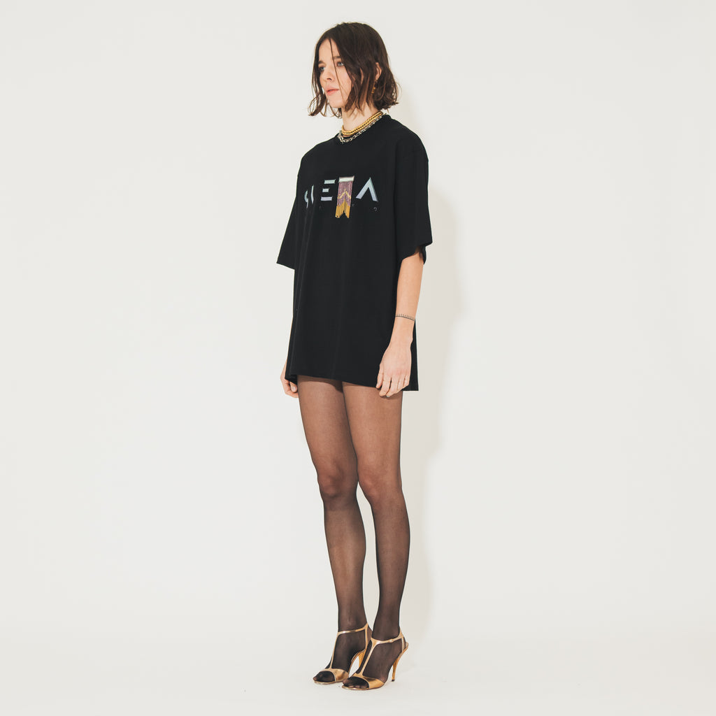Sveta Milano T-shirt in jersey di cotone Eva Grande vendita