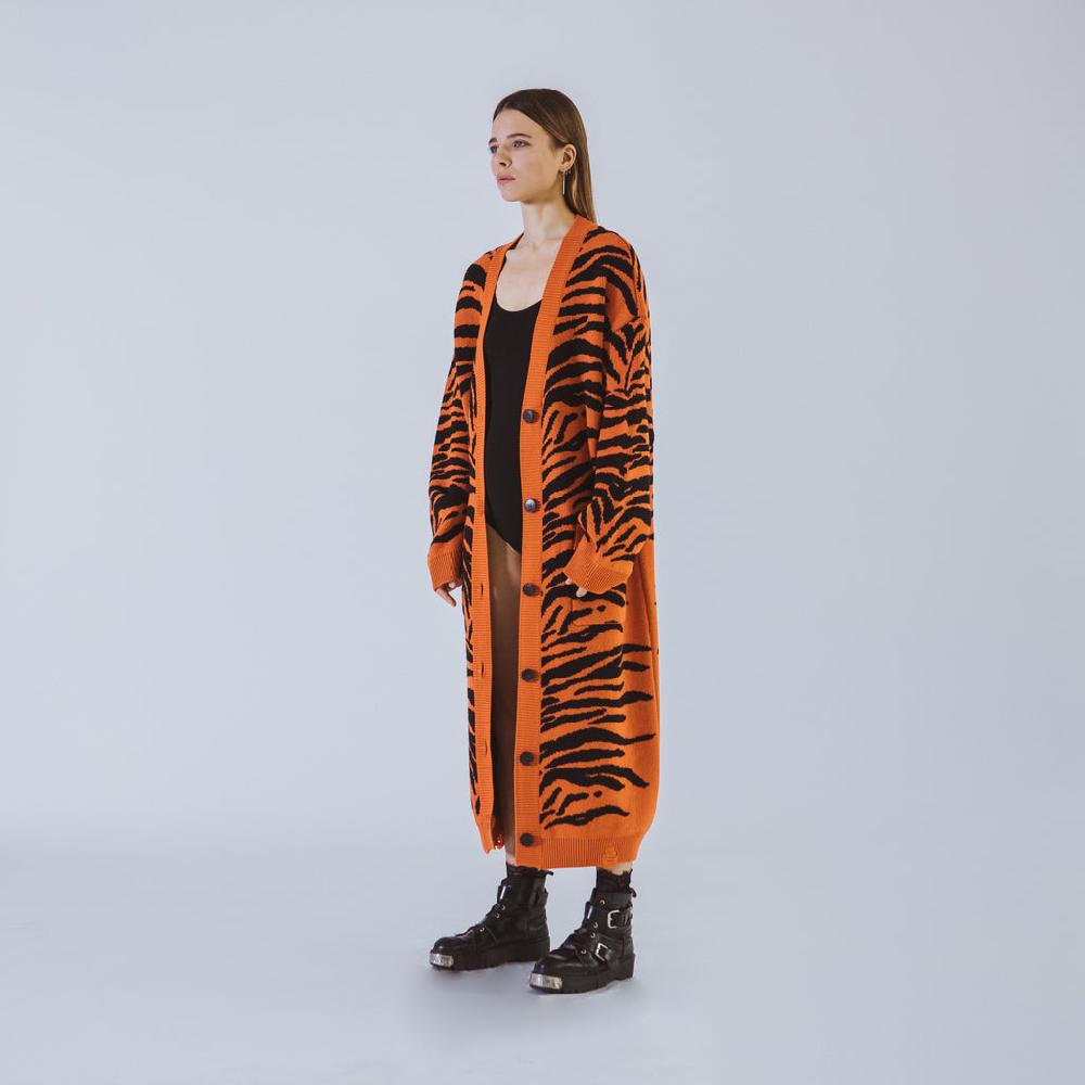 Sveta Milano Cardigan lungo jacquard Wendy Shopping online