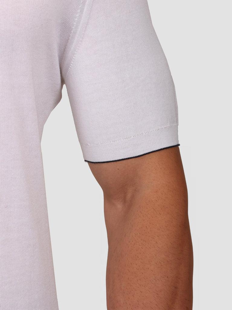 Svevo Maglia Polo con Zip 100% Cotone Supersoft Bianca Consegna Veloce