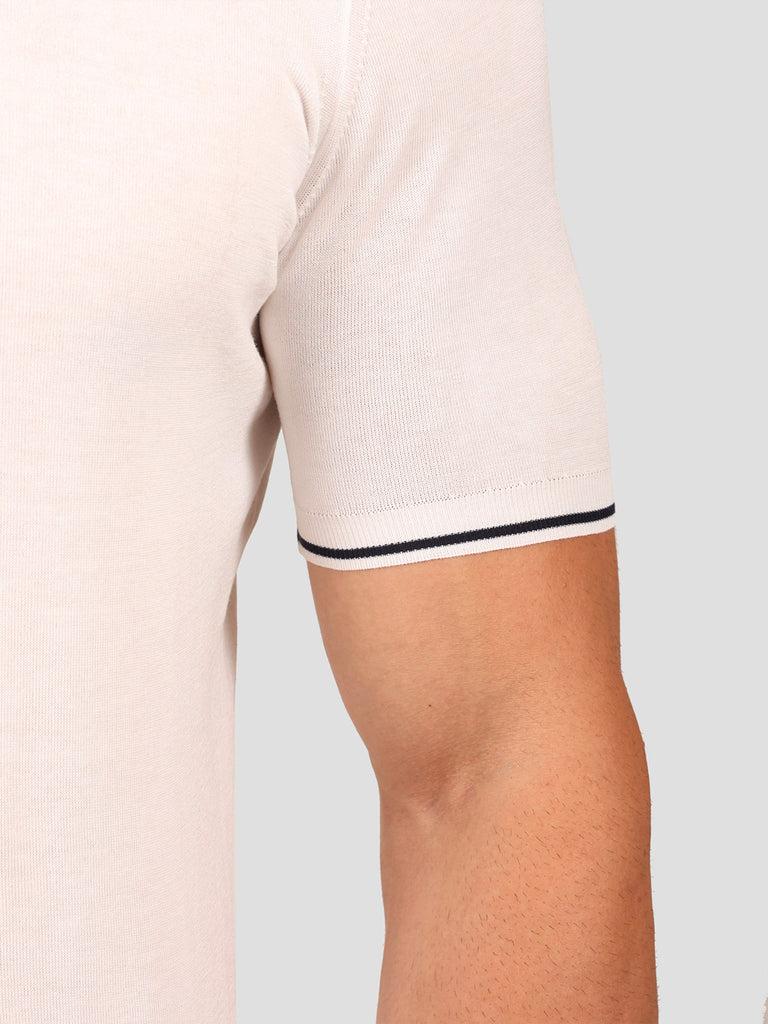 Svevo Maglia Polo 100% Cotone Makò Panna Presa