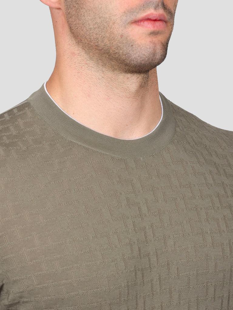 Svevo Maglia Girocollo 100% Cotone Makò Grigio Hotsell