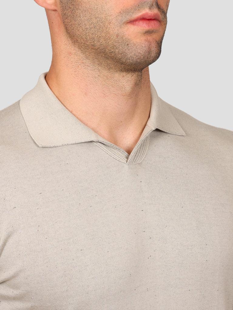 Svevo Maglia Scollo a V in Carbonio Beige I Più Venduti