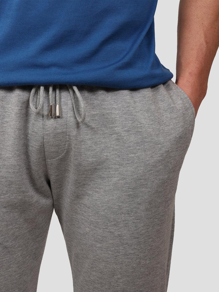 Svevo Pantalone Jogging Cotone e Cashmere Grigio Moda