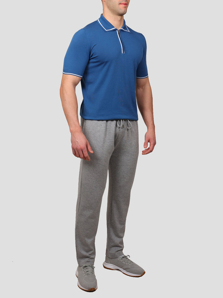 Svevo Pantalone Jogging Cotone e Cashmere Grigio Moda