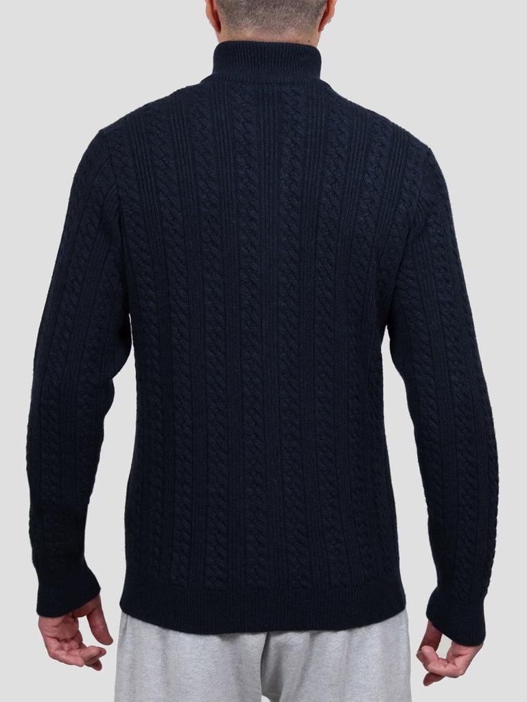 Svevo Giubbotto 100% Cashmere Blu Nuovo