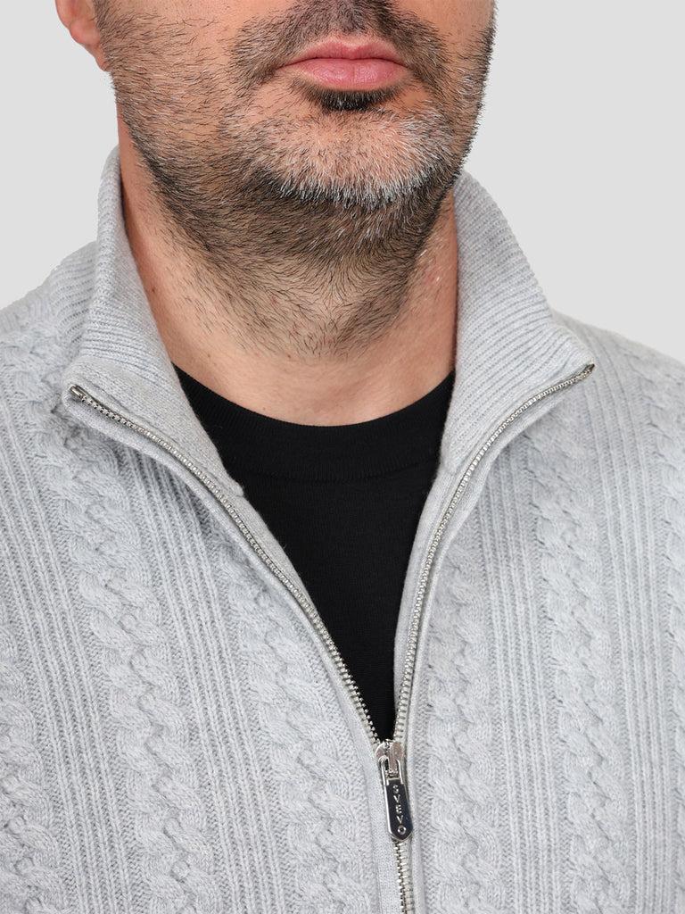 Svevo Giubbotto 100% Cashmere Grigio Qualità