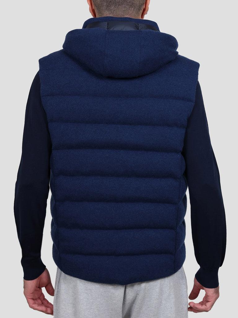 Svevo Giubbotto con zip in Cashmere Blu Soddisfazione Garantita