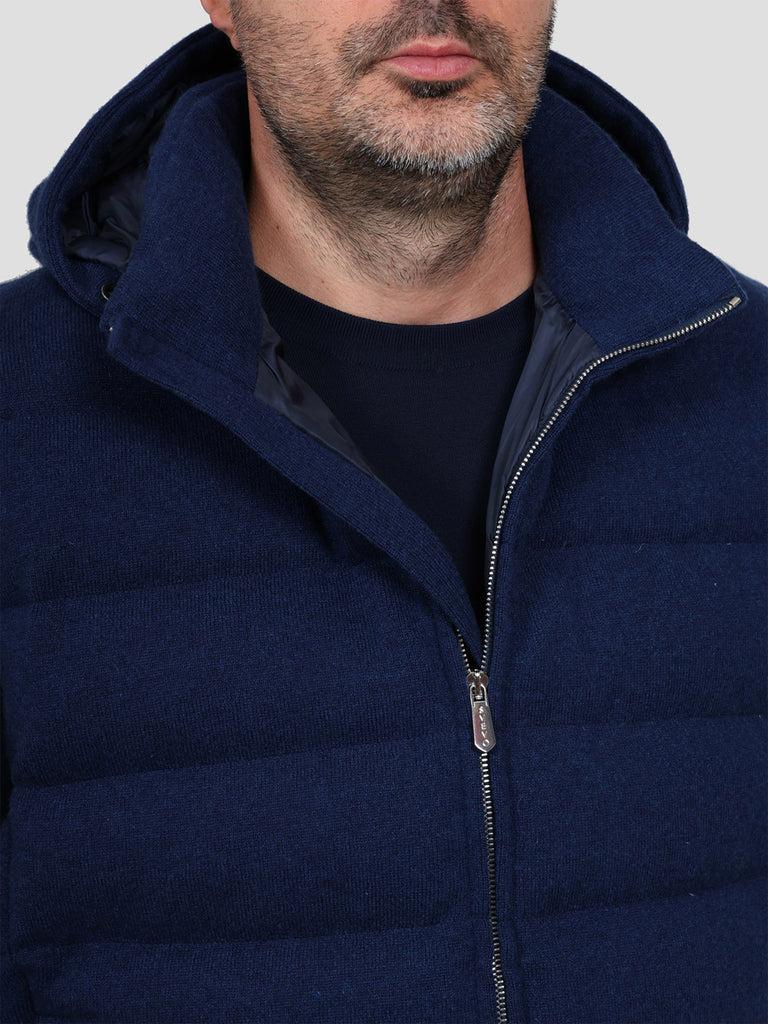 Svevo Giubbotto con zip in Cashmere Blu Soddisfazione Garantita