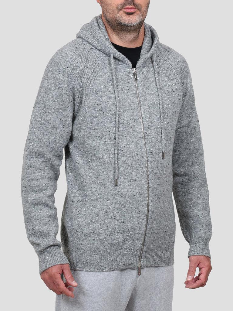 Svevo Giubbotto con zip Lana Cashmere e Poliammide Grigio Acquista Ora