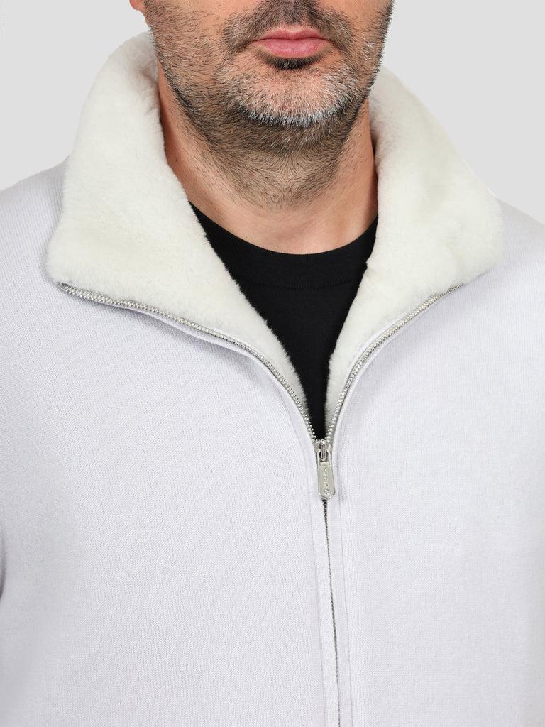 Svevo Giubbotto Lana e Montone Grigio Shopping Online
