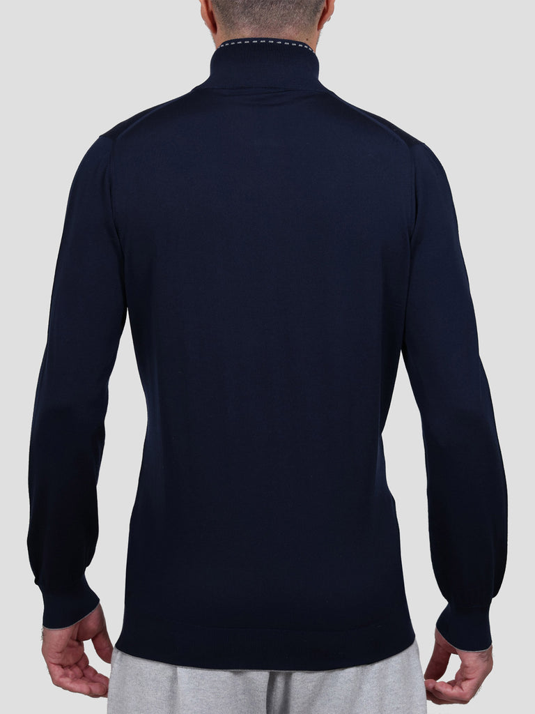 Svevo Lupetto Lana Merino Superfine 160's Blu Novità