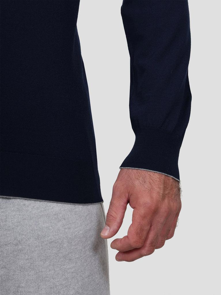 Svevo Lupetto Lana Merino Superfine 160's Blu Novità