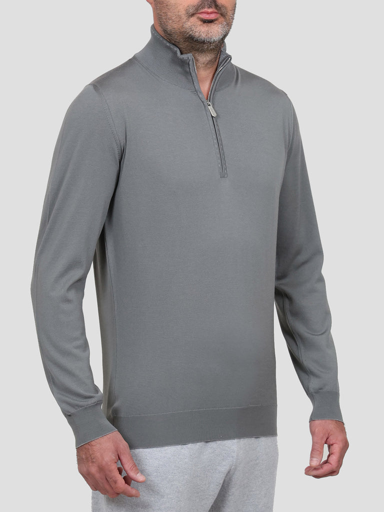 Svevo Lupetto Lana Merino Superfine 160's Grigio Presa