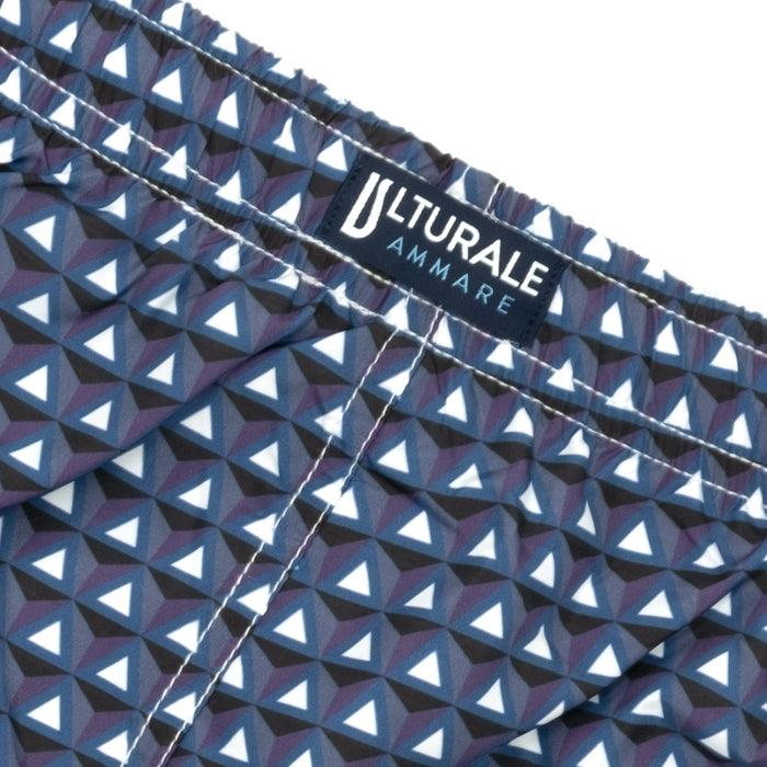 Ulturale Costume con pattern prisma blu e viola – Ulturale Negozi Online