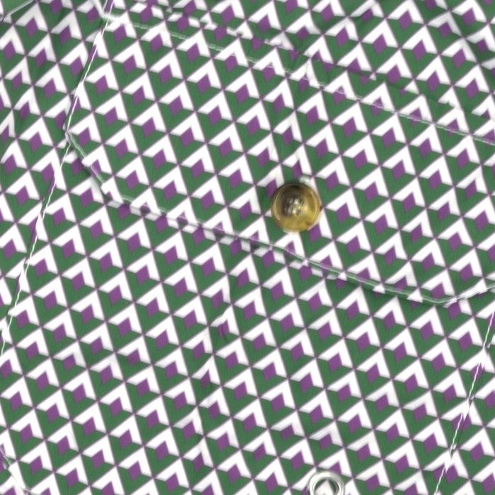 Ulturale Costume con pattern rombi verde bianco e viola – Ulturale Economico