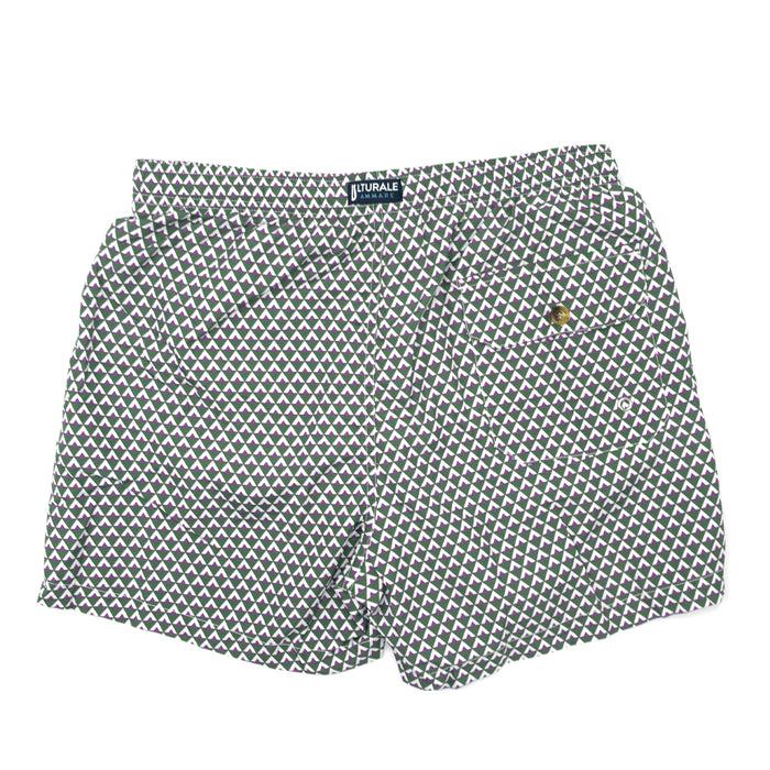 Ulturale Costume con pattern rombi verde bianco e viola – Ulturale Economico