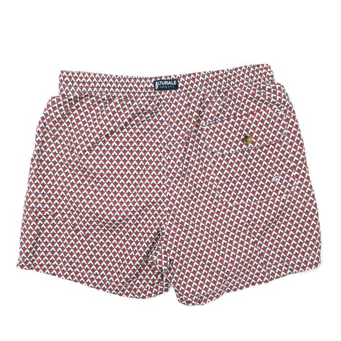Ulturale Costume con pattern rombi rosso bianco e blu – Ulturale Promozione