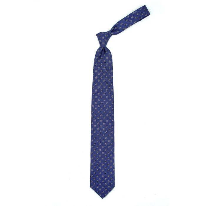 Ulturale Cravatta blu con paisley - Ulturale Saldi