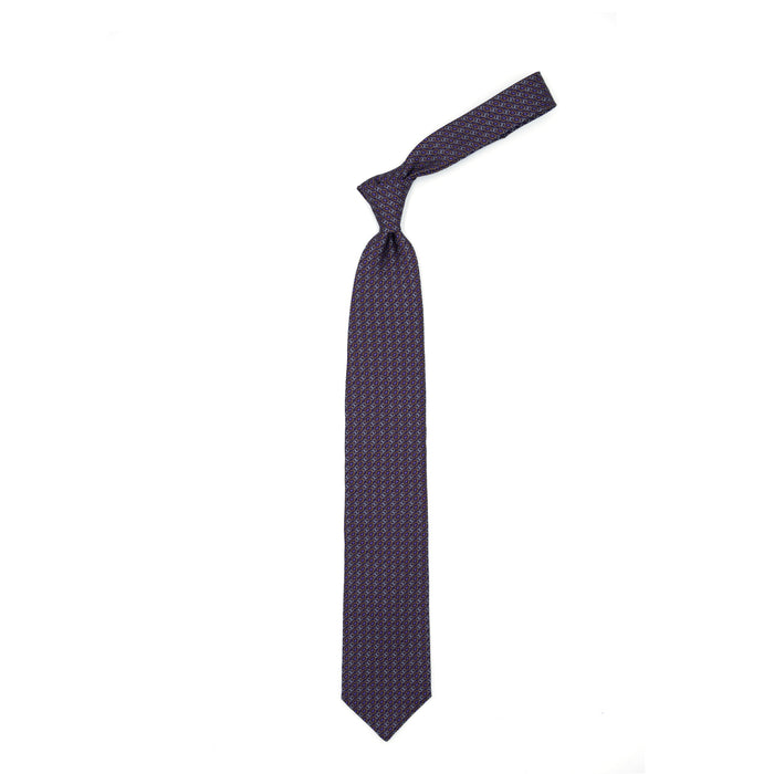Ulturale Cravatta viola con pattern astratto - Ulturale Saldi Di Fabbrica