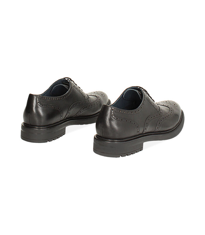 Valerio 1966 Stringate oxford nere in pelle | Valerio 1966 Qualità Garantita