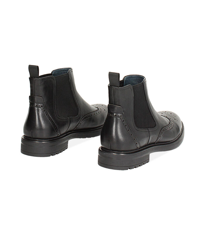 Valerio 1966 Beatles nero in pelle stile oxford | Valerio 1966 In Saldo