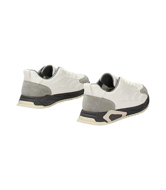 Valerio 1966 Sneakers uomo bianco/grigio in pelle | Valerio 1966 Italia